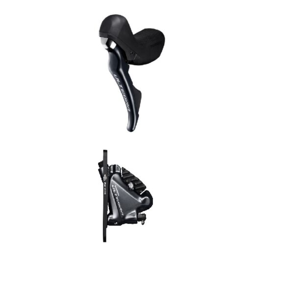 KOČNICA SHIMANO ST-R8020(L) BR-R8070(F) FOR 140MM ROTOR, RESIN(W/FIN), SL INNER 1800MM, SM-BH90 1000MM(BLACK), OT-SP41 600MM, IND.PACK