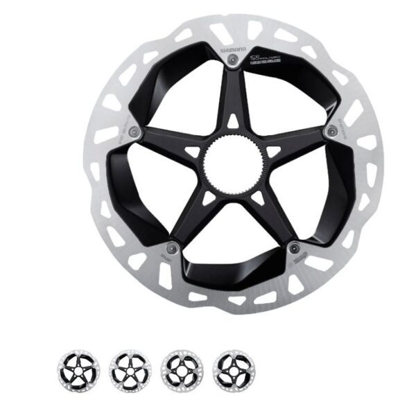 ROTOR DISK KOČNICE SHIMANO RT-MT900, M 180MM, W/LOCK RING(EXTERNAL SERRATION), IND.PACK