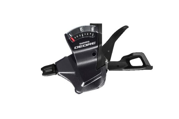 RUČICA MENJAČA SL-T6000-L, DEORE, LEFT, FRONT 3-SPEED RAPIDFIRE PLUS 1800MM W/OGD, BLACK, IND.PACK