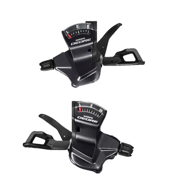 RUČICE MENJAČA SHIMANO SL-T6000, DEORE, 3X10-BRZINA, RAPIDFIRE PLUS W/OGD, R 2050MM L 1800MM,BLACK OT-SP41 SEALED OUTER(1880/1320MM),6MM CAP X5, NOSE CAP X1,BLACK, IND.PACK