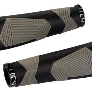 GRIPOVI PRO ERGONOMIC DUAL DENSITY 135MM W/END PLUGS BK/GY (17)