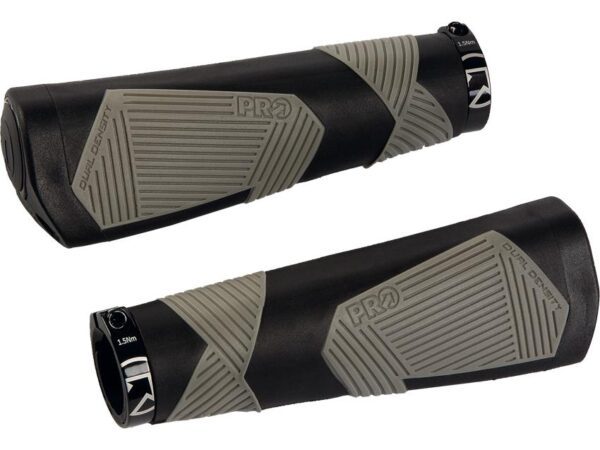 GRIPOVI PRO ERGONOMIC DUAL DENSITY 135MM W/END PLUGS BK/GY (17)