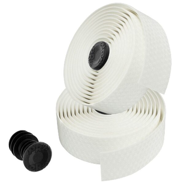 TRAKA VOLANA RACE COMFORT WHITE PU / 2.5MM