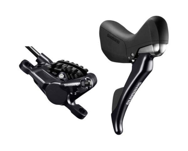 KOČNICA SHIMANO DURA ACE ST-R9170(L) BR-R9170(F), DIRECT, FOR ROTOR 140MM, RESIN PAD (W/FIN), HOSE SM-BH90 1000MM BLACK, IND.PACK