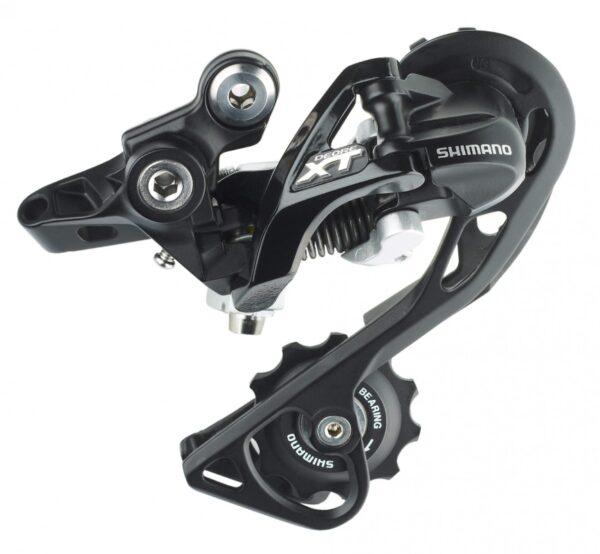 MENJAČ ZADNJI SHIMANO DEORE XT RD-M781-GS, 10 BRZINA, TOP-NORMAL, SHADOW, DIRECT ATTACHMENT (DIRECT MOUNT COMPATIBLE), CRNI, IND.PACK