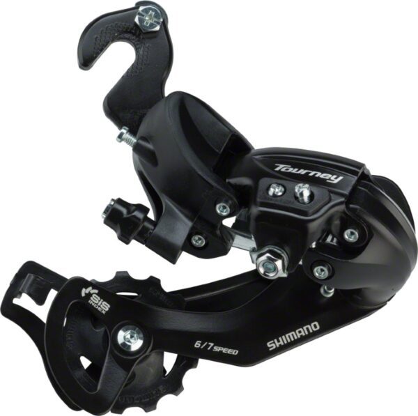 MENJAČ ZADNJI SHIMANO TOURNEY, RD-TY300, 6/7-BRZINA, W/RIVETED ADAPTER(BMX-TRACK),IND.PACK