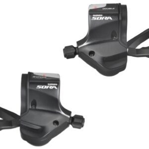 RUČICE MENJAČA SHIMANO SORA SL-3500, 9X2 BRZINA, FOR FLAT HANDLEBAR ROAD, RAPIDFIRE PLUS, INNER CABLE 2050MM/1800MM, OUTER CASING SP41 600MM/600MM/300MM CRNE, W/O.G.D., IND.PACK