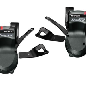 RUČICE MENJAČA SHIMANO TIAGRA SL-4700, 2X10 BRZINA, FOR FLAT HANDLEBAR ROAD, OGD, OUTER CASING 1800/1200MM CRNE, 6MM SEALED CAP X 2, IND.PACK