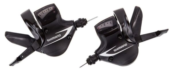 RUČICE MENJAČA SHIMANO ACERA SL-M360, 8X3 BRZINA, INNER CABLE SUS 2050MM/1800MM, OUTER CASING SP40 600MM/600MM/300MM CRNE, OGD, IND.PACK