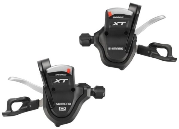 RUČICE MENJAČA SHIMANO DEORE XT SL-M780, 2/3X10 BRZINA, W/ O.G.D, W/BASE CAP, R 2050MM L 1800MM, BLACK SP41 SEALED OUTER(1800/ 1200MM), 6MM CAP X5, NOSE CAP X1, IND.PACK