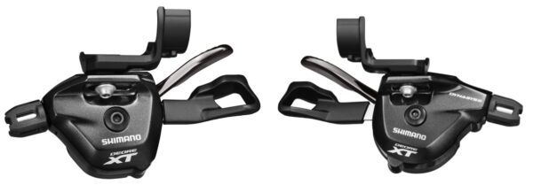 RUČICE MENJAČA SHIMANO DEORE XT SL-M8000-I, 2/3X11 SPEED, DIRECT ATTACH TO BL (I-SPEC II), W/O O.G.D., INNER CABLE 2050MM/1800MM, OUTER CASING SP41S 1880/1320MM, 6MM CAP X 5, NOSE CAP X 1, IND.PACK