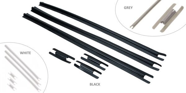 POKLOPAC KABLOVA SHIMANO SM-EWC2-L, ULTEGRA-Di2, FOR EW-SD50, L(300MM)x3, S(50MM)x3, BLACK, IND.PACK