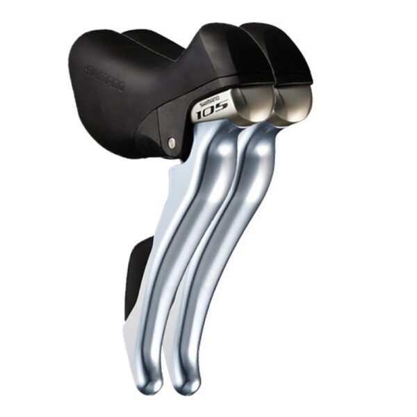 RUČICE MENJAČA/KOČNICA SHIMANO 105 ST-5800-S, 11X2 BRZINA, STANDARD SHIFT/BRAKE CABLE LENGTH, BLACK OUTER, SILVER, IND.PACK