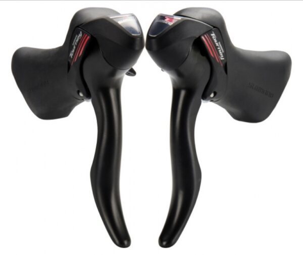 RUČICE MENJAČA/KOČNICA SHIMANO ST-A070, 7X2 BRZINE, INNER CABLE 2000/1700MM, OUTER CASING SIS40 600/600/300MM BLACK, BRAKE CABLE 670/800 1250/1400MM, W/O OUTER STOPPER, IND.PACK