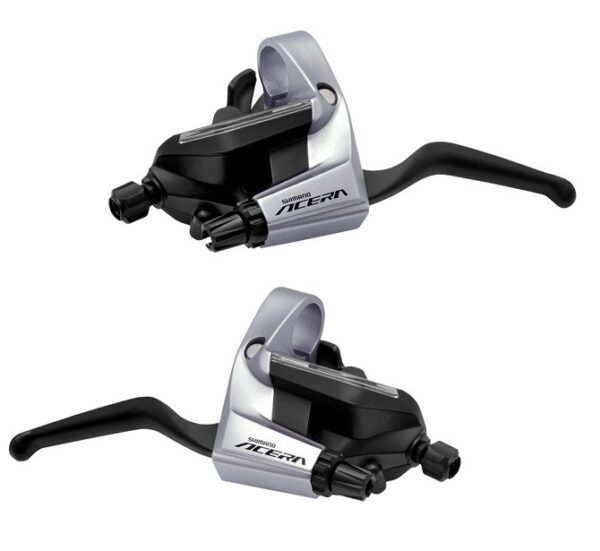 RUČICE MENJAČA/KOČNICA SHIMANO ACERA ST-T3000, 3X9 BRZINA, INNER CABLE 2050/1800MM STAINLESS, OUTER CASING SP40 BLACK 600/600/300MM, OGD, IND.PACK