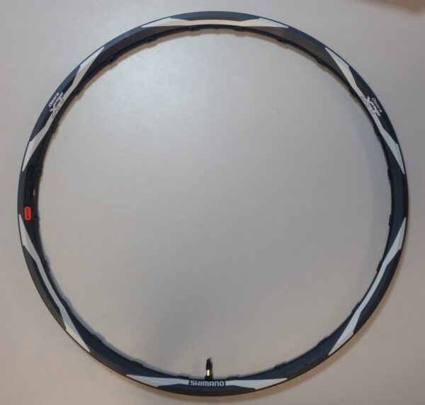 FELNA SHIMANO WH-M775, PREDNJA, ILI ZADNJA, 24H, CLINCHER (TUBELESS TYPE), BLACK ANODIZED, IND.PACK