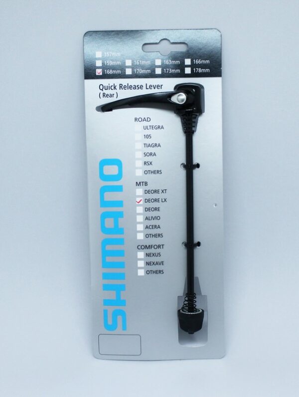 EKSCENTAR SHIMANO FH-T670 COMPLETE QUICK RELEASE 168MM (6-5/8") BLACK
