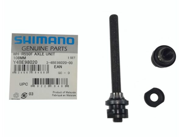 OSOVINA SHIMANO WH-R550-F COMPLETE 108MM 4-1/4"