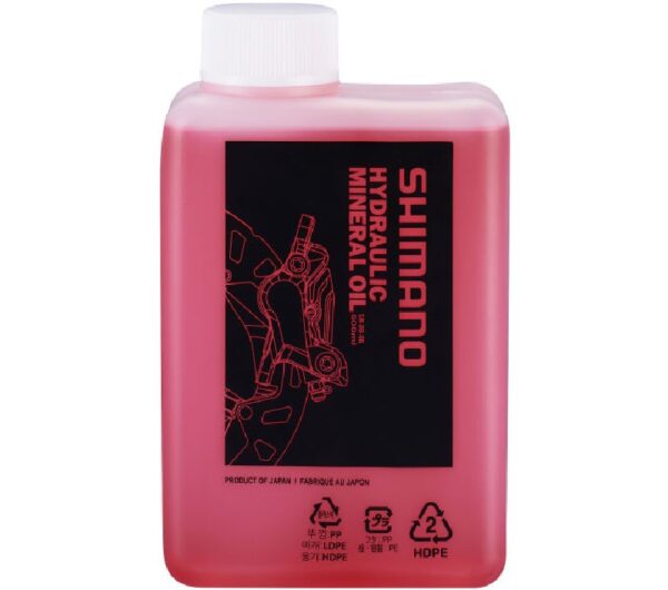 ULJE ZA HIDRAULICNE KOČNICE SHIMANO, MINERALNO (500ml) FOR EU